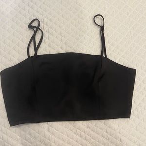 Zara silk crop top